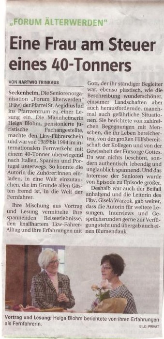 Stadtteilnachrichten Forum aelterwerden